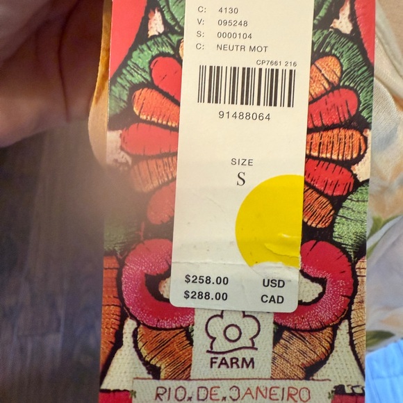 FARM Rio Cream Halter Tie Maxi Dress - Picture 7 of 10